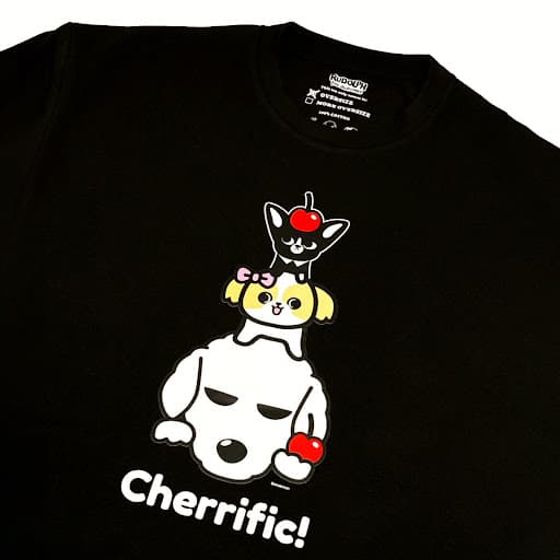 Tee Cherrific Black