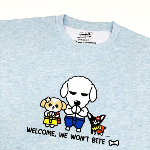 Tee Welcome Blue