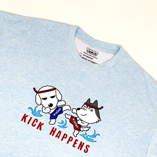 Tee Kick Blue